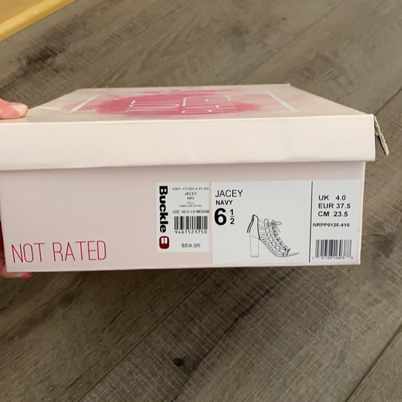 Not Rated Jacey Caged Lace Up Heel - Picture 8 of 9